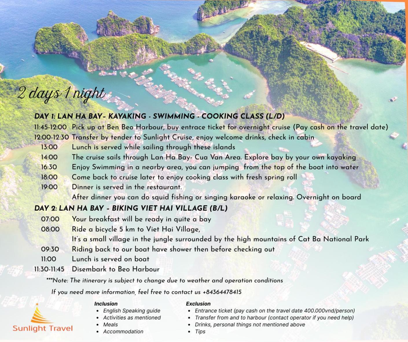 Hotel Sunlight Cruise Ha Long Exterior foto